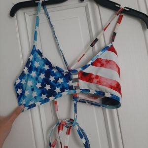 Jolyn Clothing Americana Tomcat Bikini Top